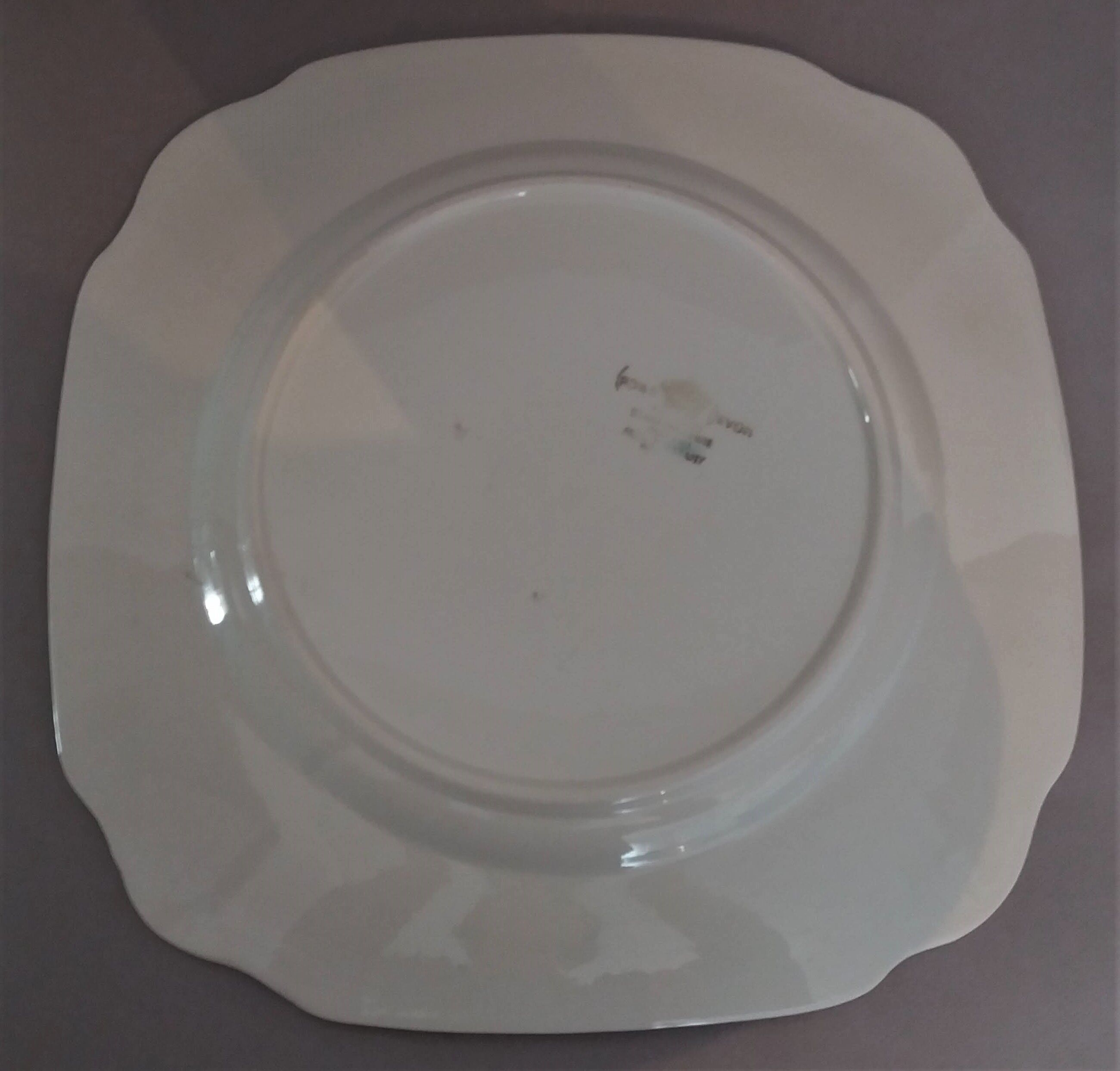 Crown Devon Staffordshire English earthenware square dish