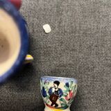 Set of 4 Henriot egg cups