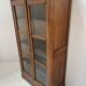 Pair of display cabinets in solid cherry wood from the 19th century.