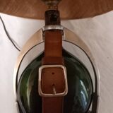Ducastaing Armagnac bottle lamp with its stirrup, 1960s