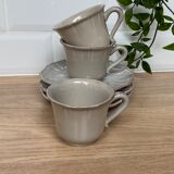 Set of 3 cups and subcups