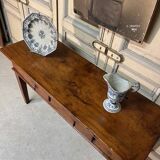 Console espagnole en noyer, début XIXe siècle