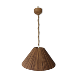 Vintage rattan hanging lamp