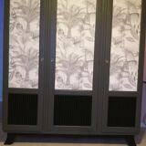 Renovated vintage jungle style wardrobe