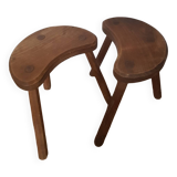 Set of 2 high vintage tripods