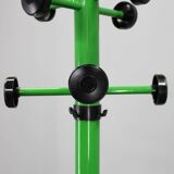 Porte-manteau italien en métal laqué des années 1970 avec porte-parapluie