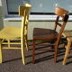 Lot de 6 chaises en bois de bistrot