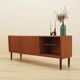Danish teak sideboard 1970s with sliding doors