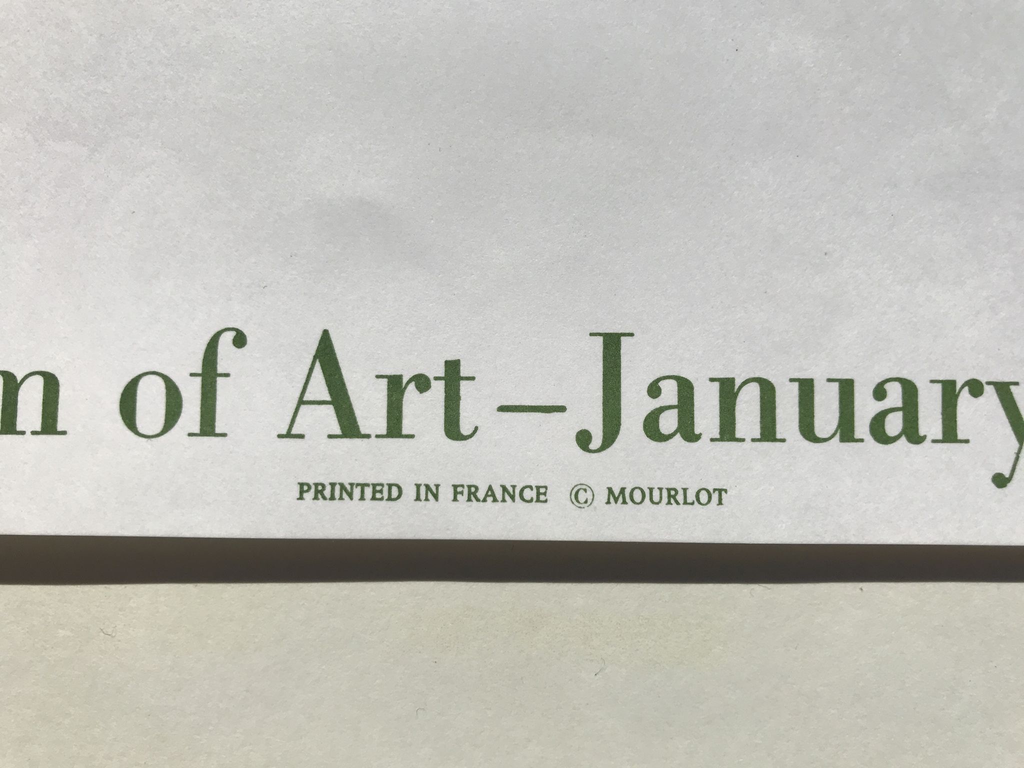 Exhibition poster Edvard Munch, Los Angeles County Museum of Art, 1969