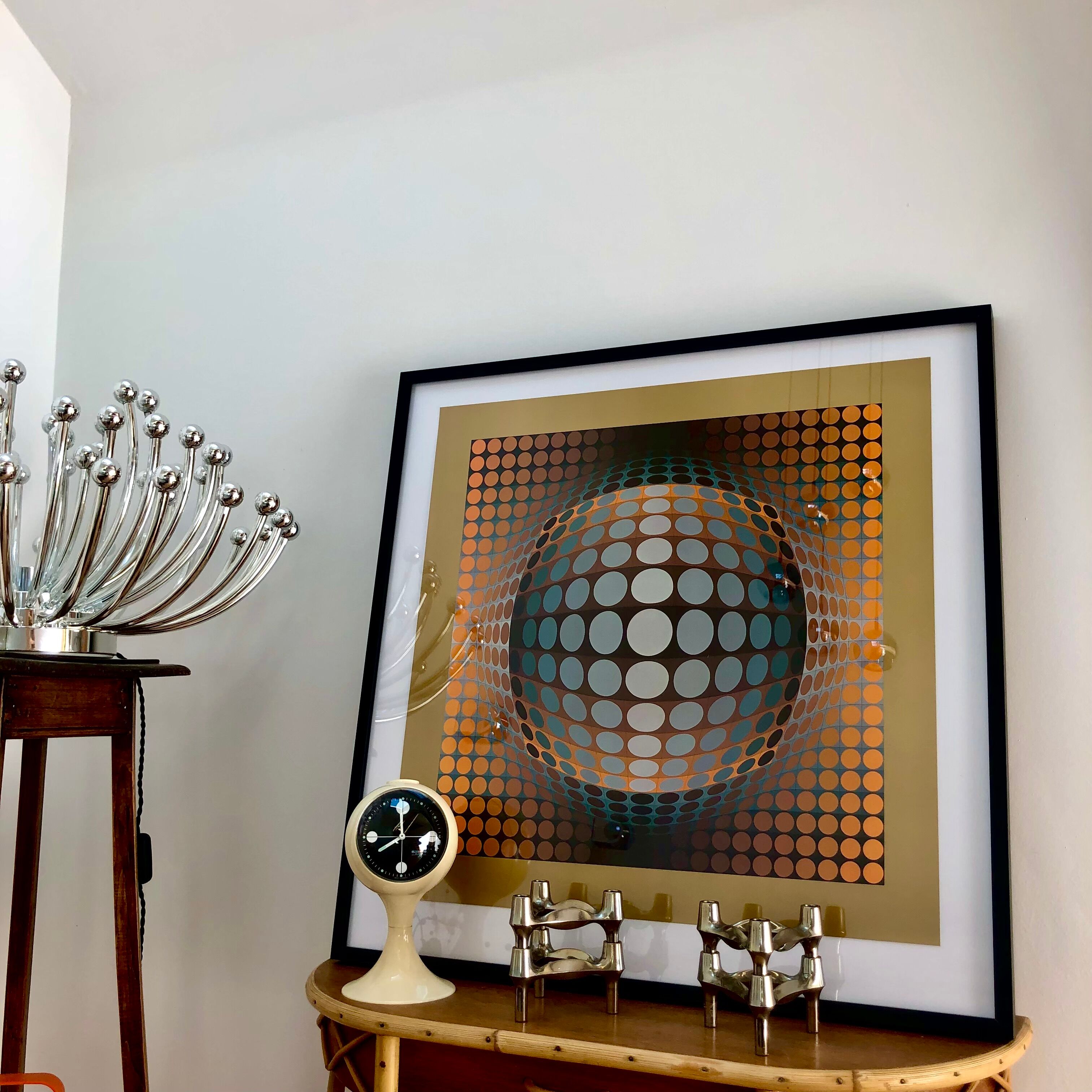 Heliogravure Vega - Zett by Victor Vasarely 60x60cm, print from 1974