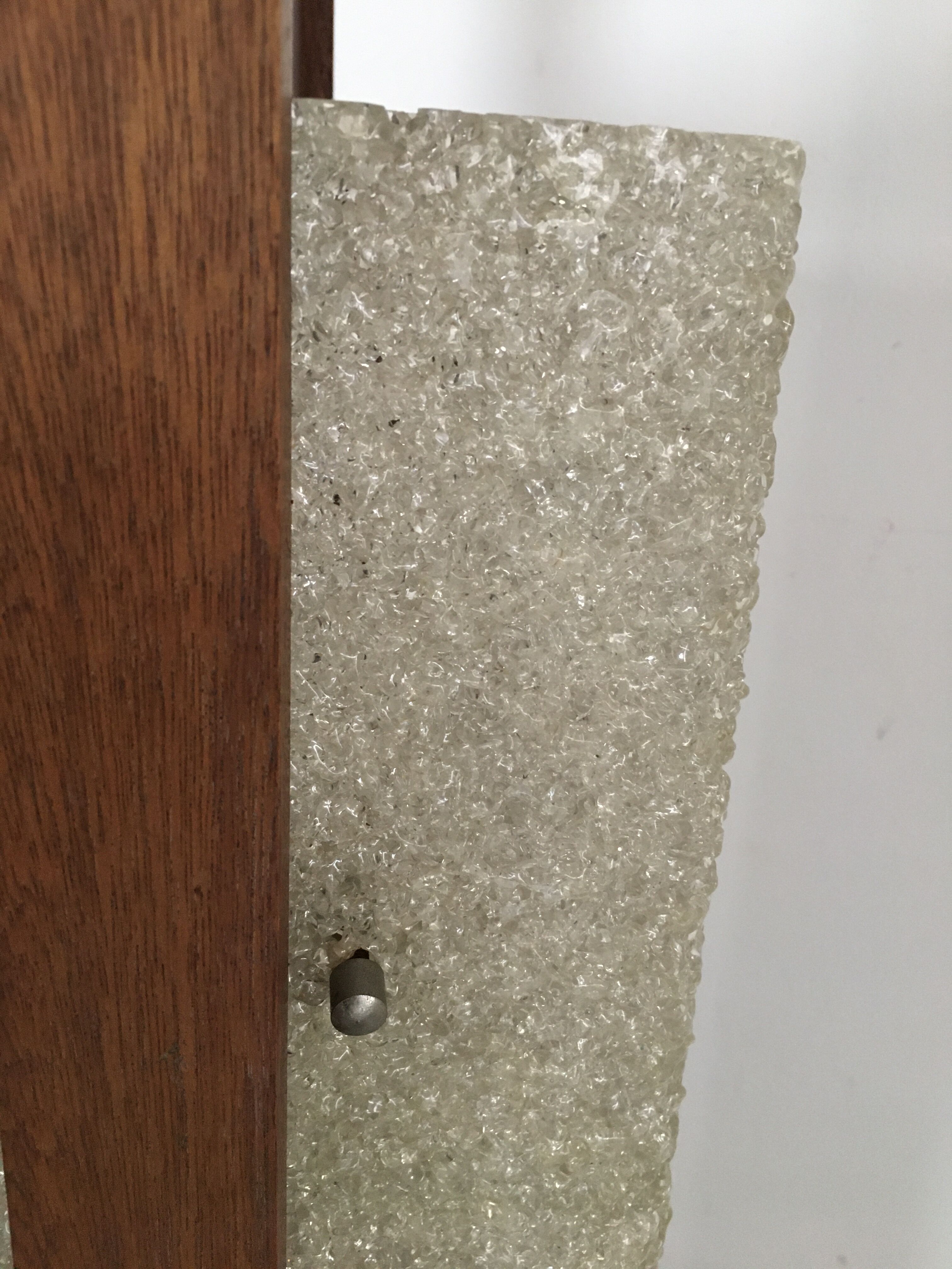 Granite perspex totem lamp