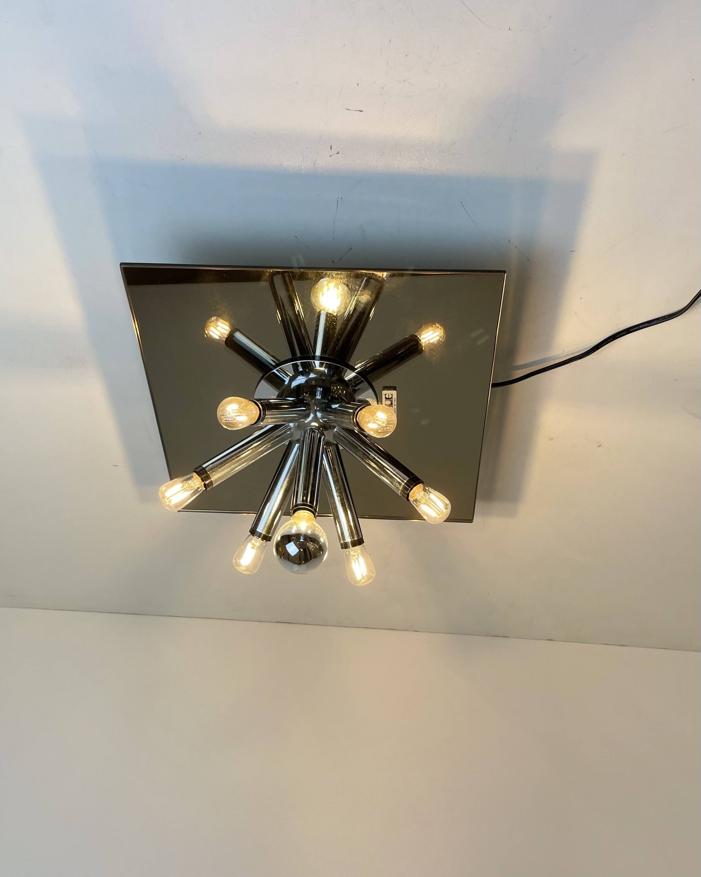 Lampe murale ou plafonnier pour salle de bain par Bath Firenze, années 1970