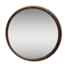 Miroir ovale bois doré ancien