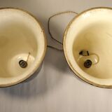 Pair of art deco basin lamps