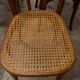 Set of 6 chairs bistro j&j kohn 1900 seat cannage