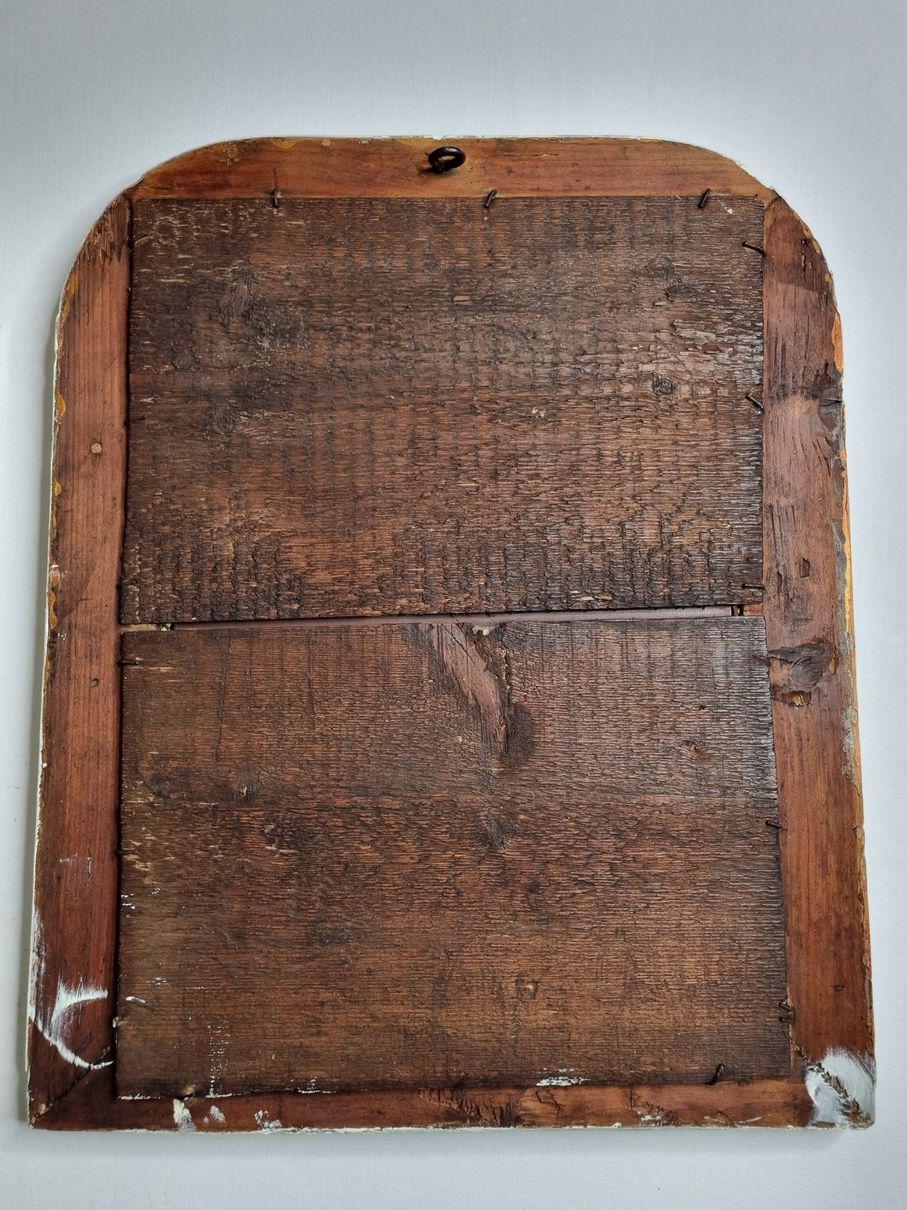 Miroir à poser vintage de style Louis Philippe 49 cm x 40 cm