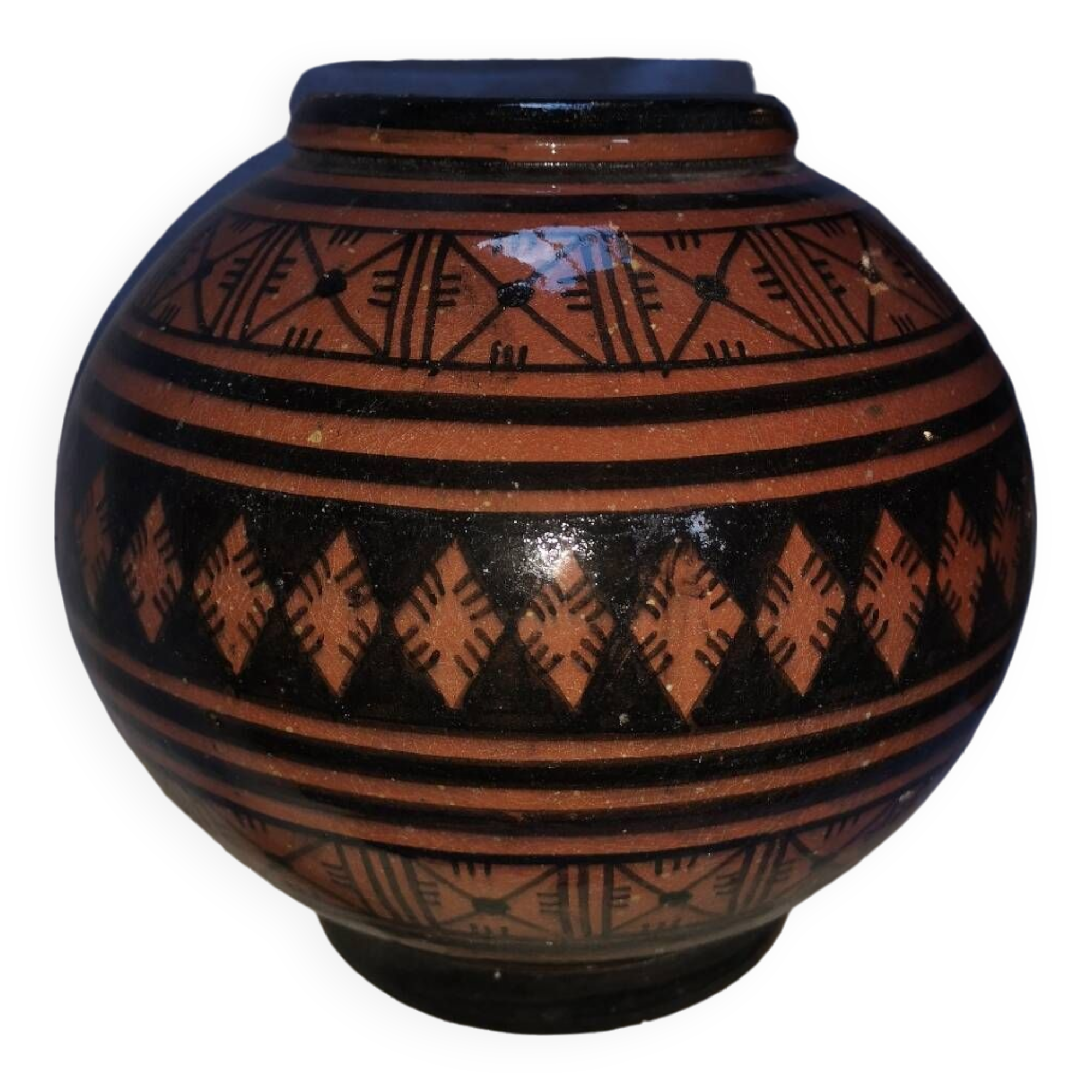 Safi ball vase Morocco 20th centuries