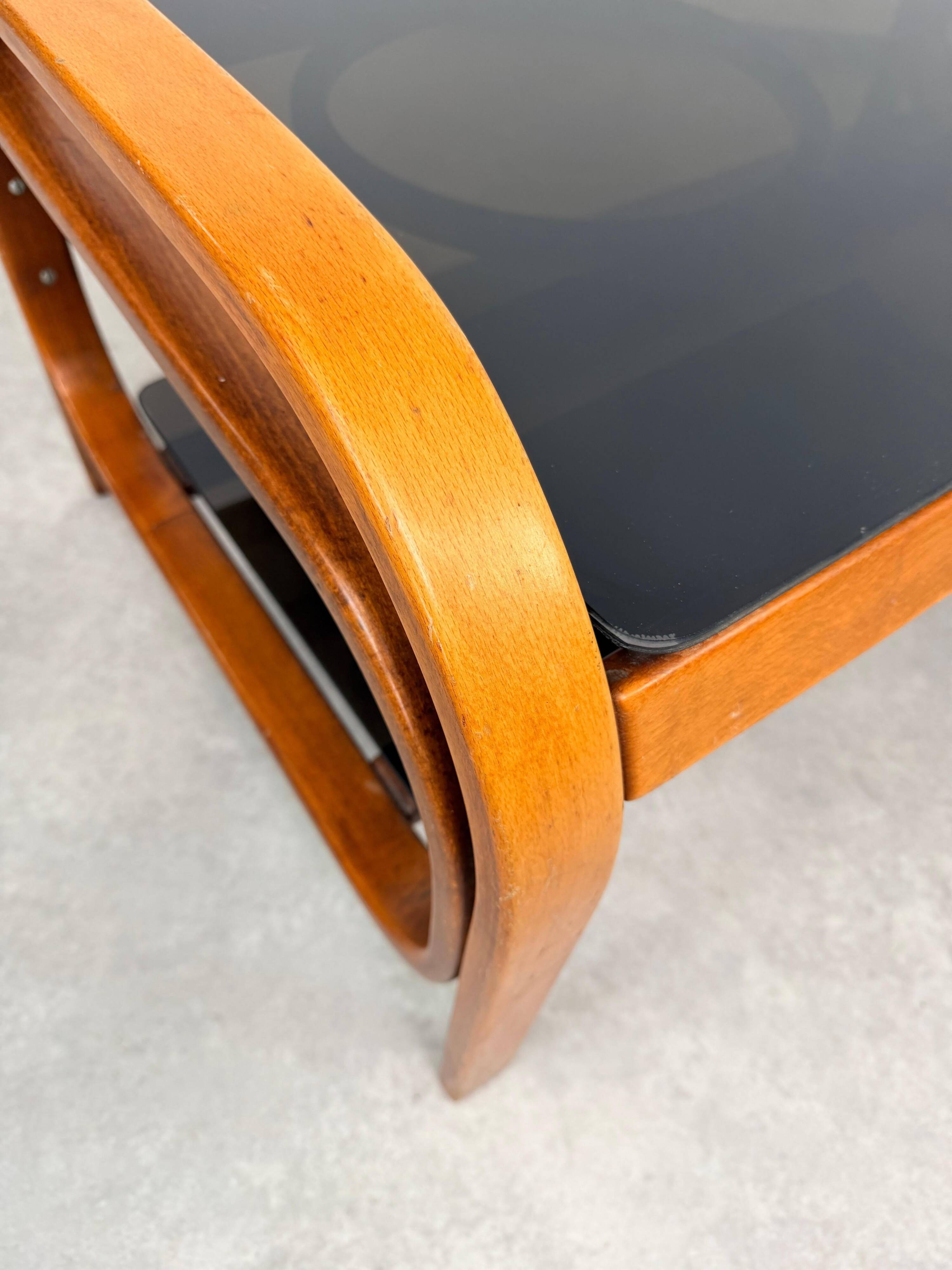 Mid-century modern coffee table by Thonet Debrecen.