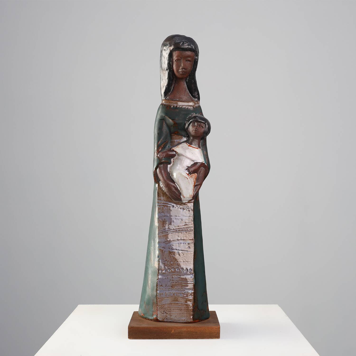 Mid‑Century Ceramic Sculpture by Perignem, Belgium 1960s