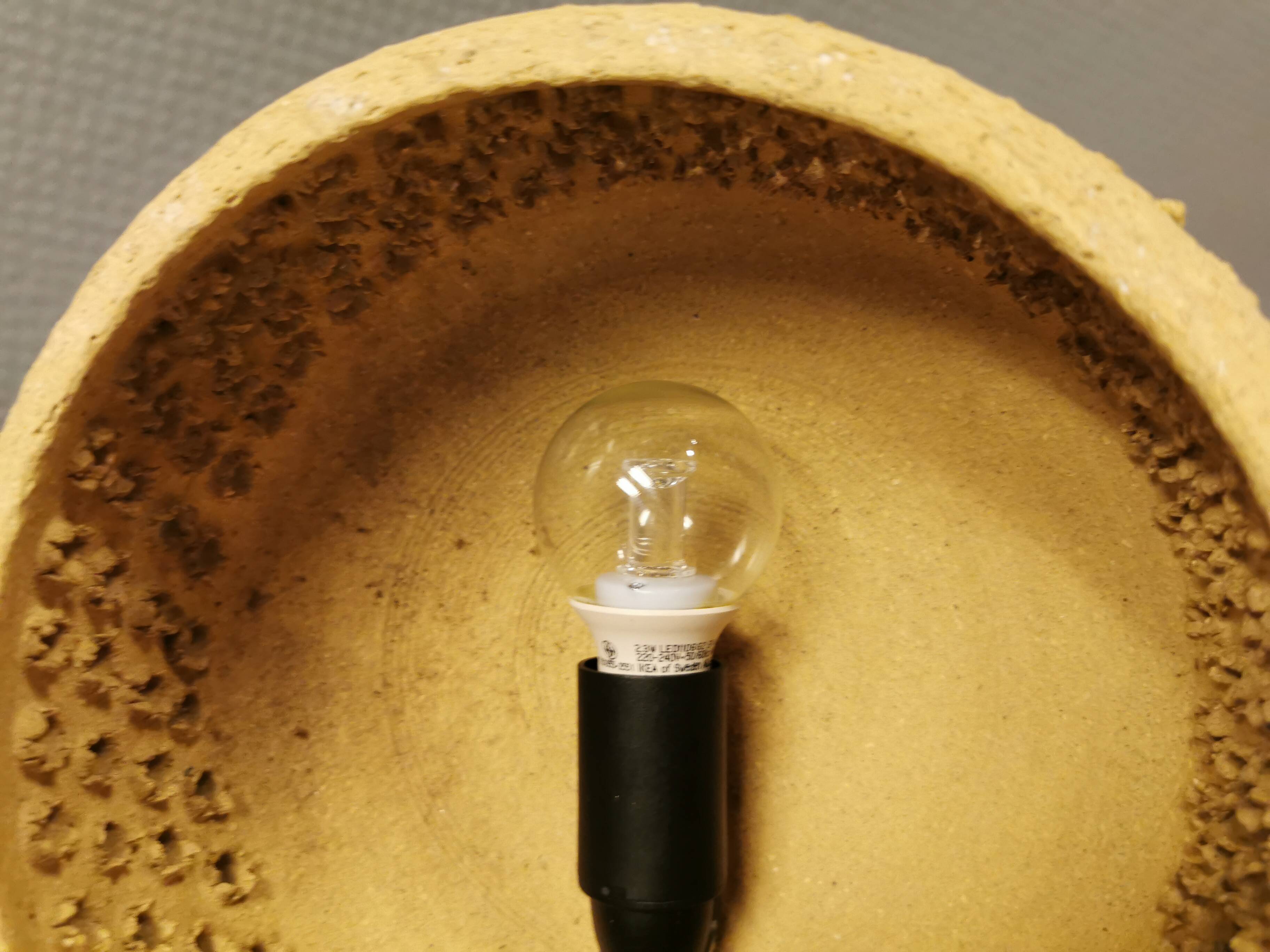 Small ceramic wall light, Danish and estimated from the 1970s.