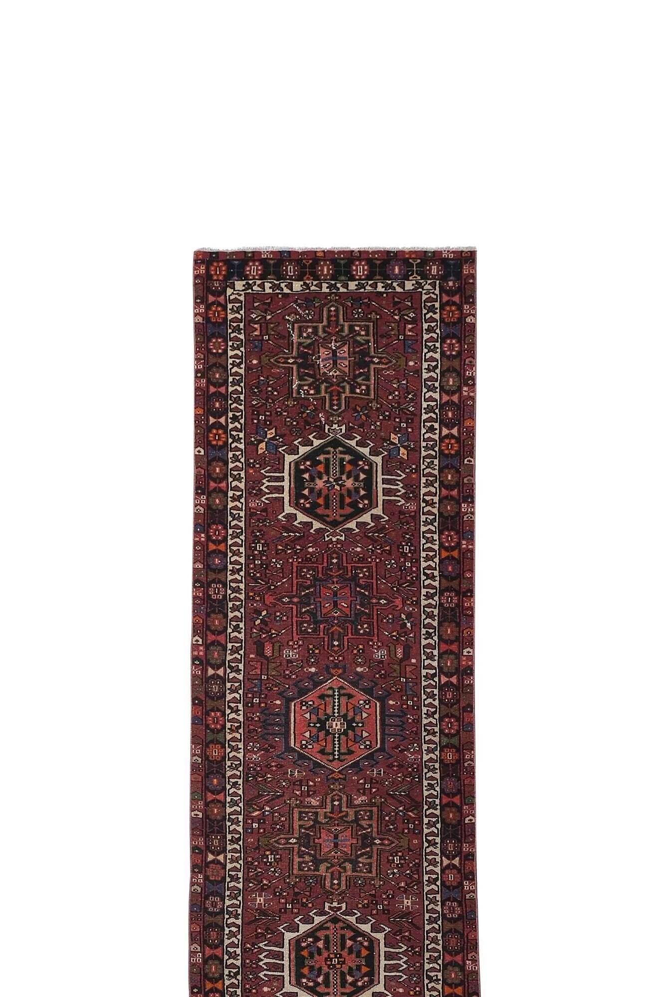 Tapis de couloir turc vintage