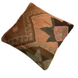 Housse de coussin en Kilim turc vintage 40x40cm