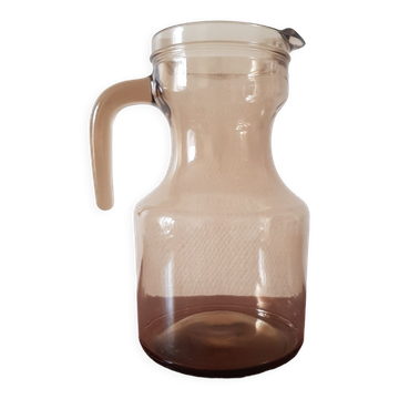 Black glass decanter
