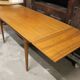 Table scandinave extensible
