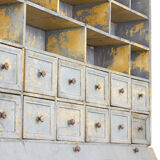 Big antique workplace cabinet