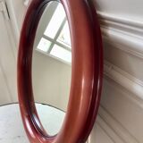 Round plastic mirror 70s