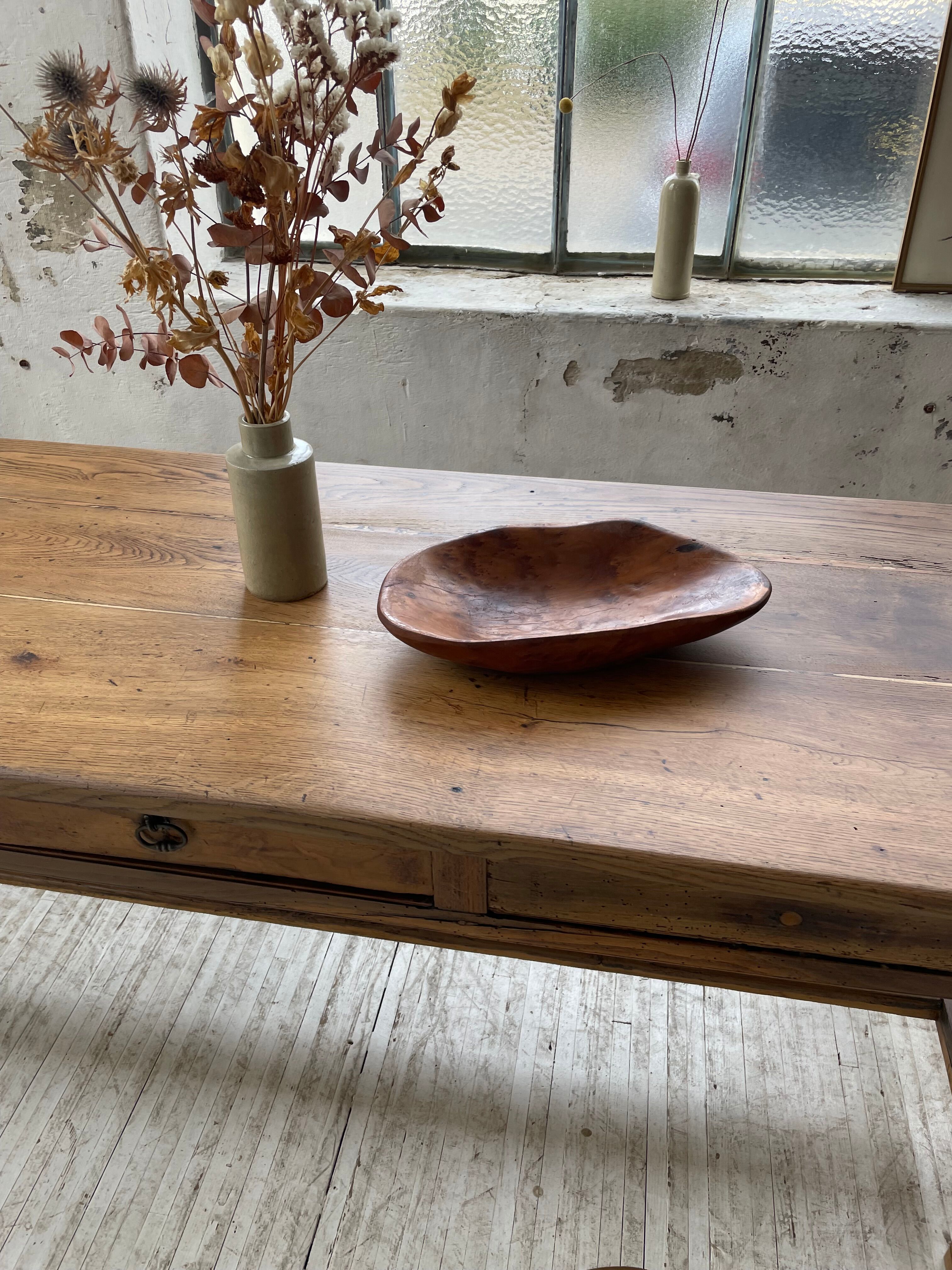 Oak farmhouse table