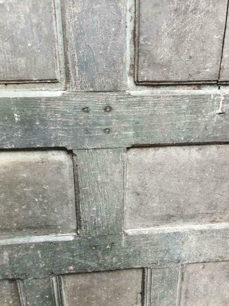 Antique oak sliding door loft door