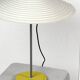 Martinelli Luce Table Lamp, Italy, 1980s – Yellow & Metal Shade