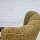 1960s, Danish highback armchair, furniture wool, solid oak wood.