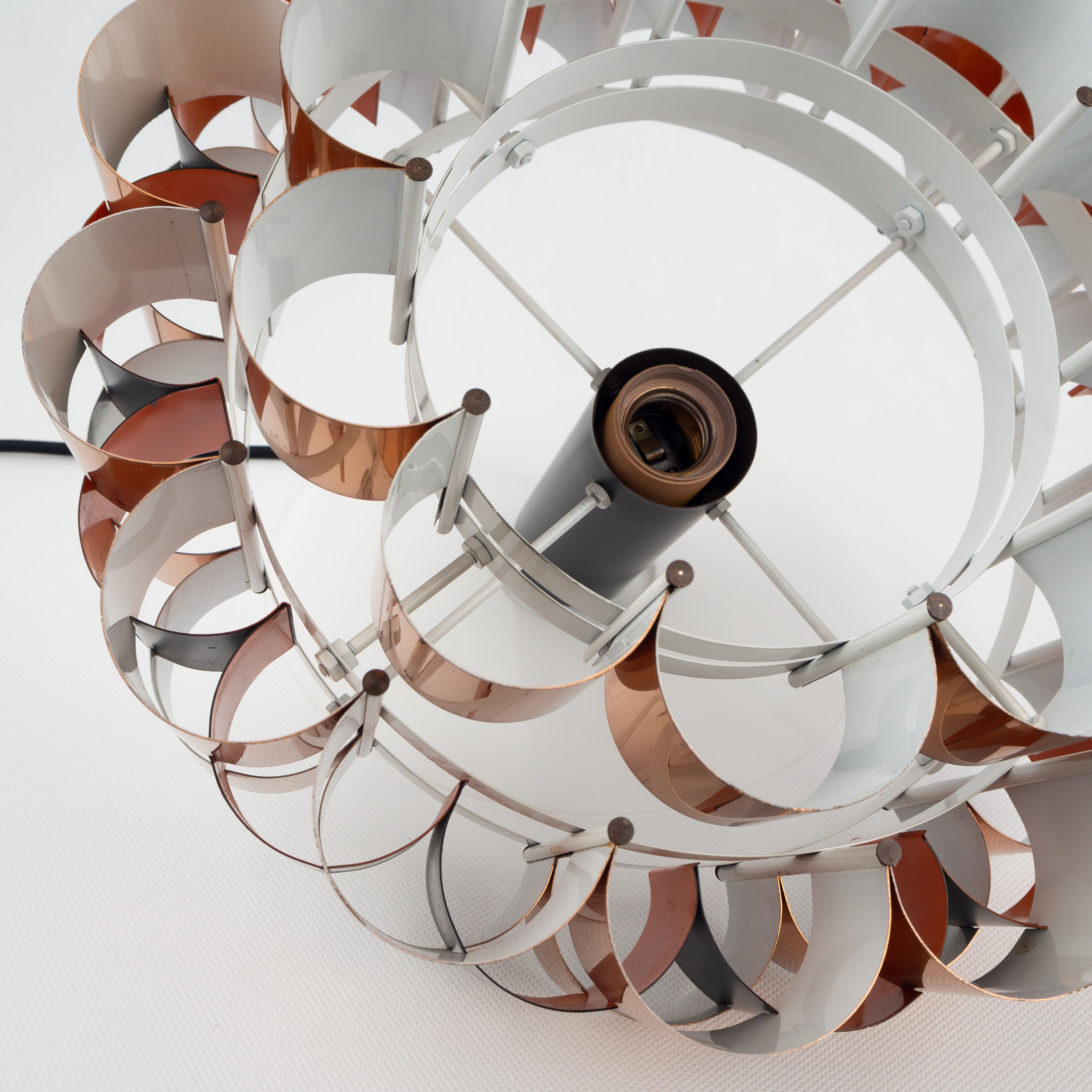 Danish vintage pendant lamp by Werner Schou, Coronell Elektro, 1960s