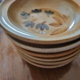 6 assiettes creuses marais