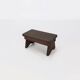 Rustic Wooden Stool with Exceptional Patina, Belgium 1880s