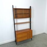 Armoire design en teck Musterring avec pieds noirs