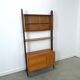 Armoire design en teck Musterring avec pieds noirs