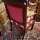 Empire style armchair in mahogany