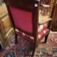 Fauteuil style empire en acajou