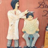 Enseigne en bois de coiffeur