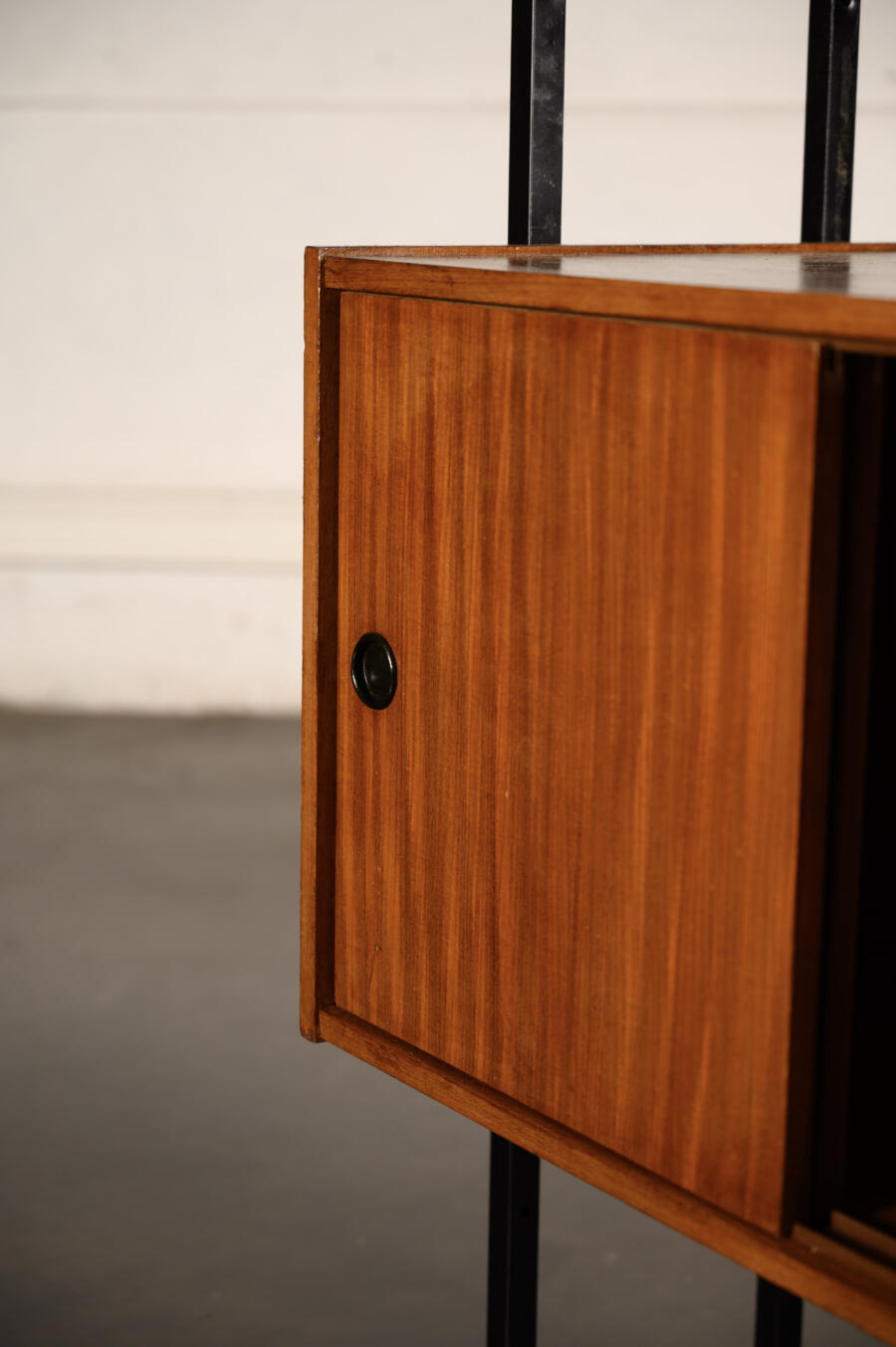 Italian library with a cabinet