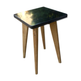 Tabouret formica noir années 60
