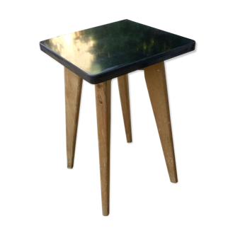 Black Formica 60-year-round tabouret