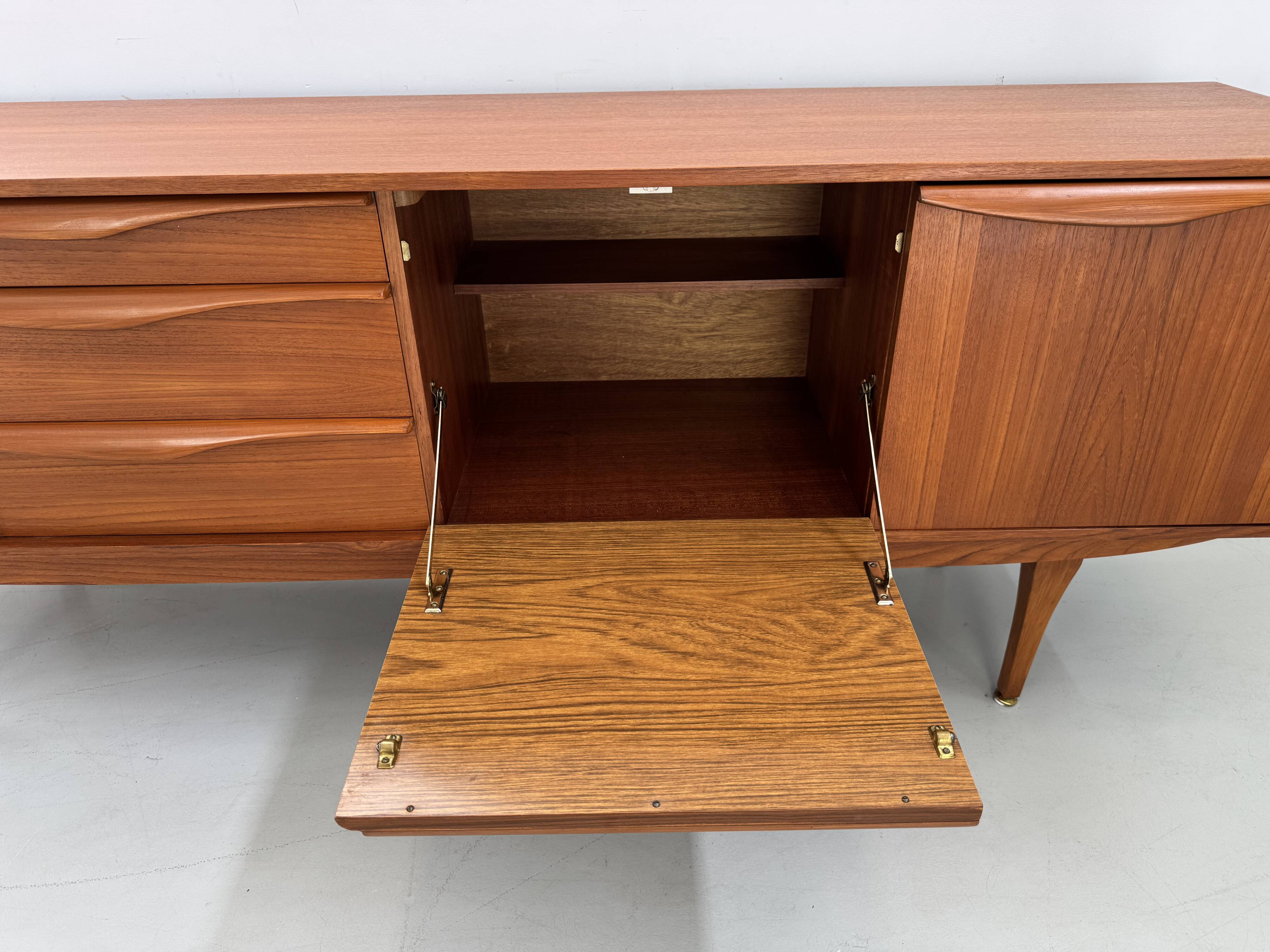 Beautiful and unique Stonehill sideboard from the 1960s made of teak.