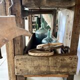 Old wooden workbench