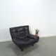Fauteuil Leren vintage noir