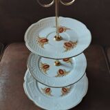 Paris porcelain 3-tier tray