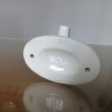 White porcelain hook Art Deco 30s 40s